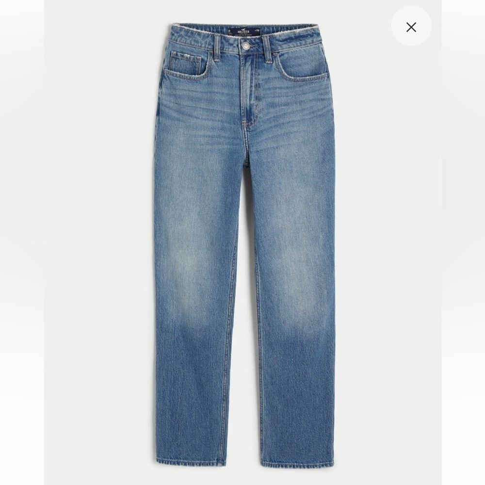 Hollister Ultra High Rise Vintage Straight Jeans Size 25 - Picture 2 of 8